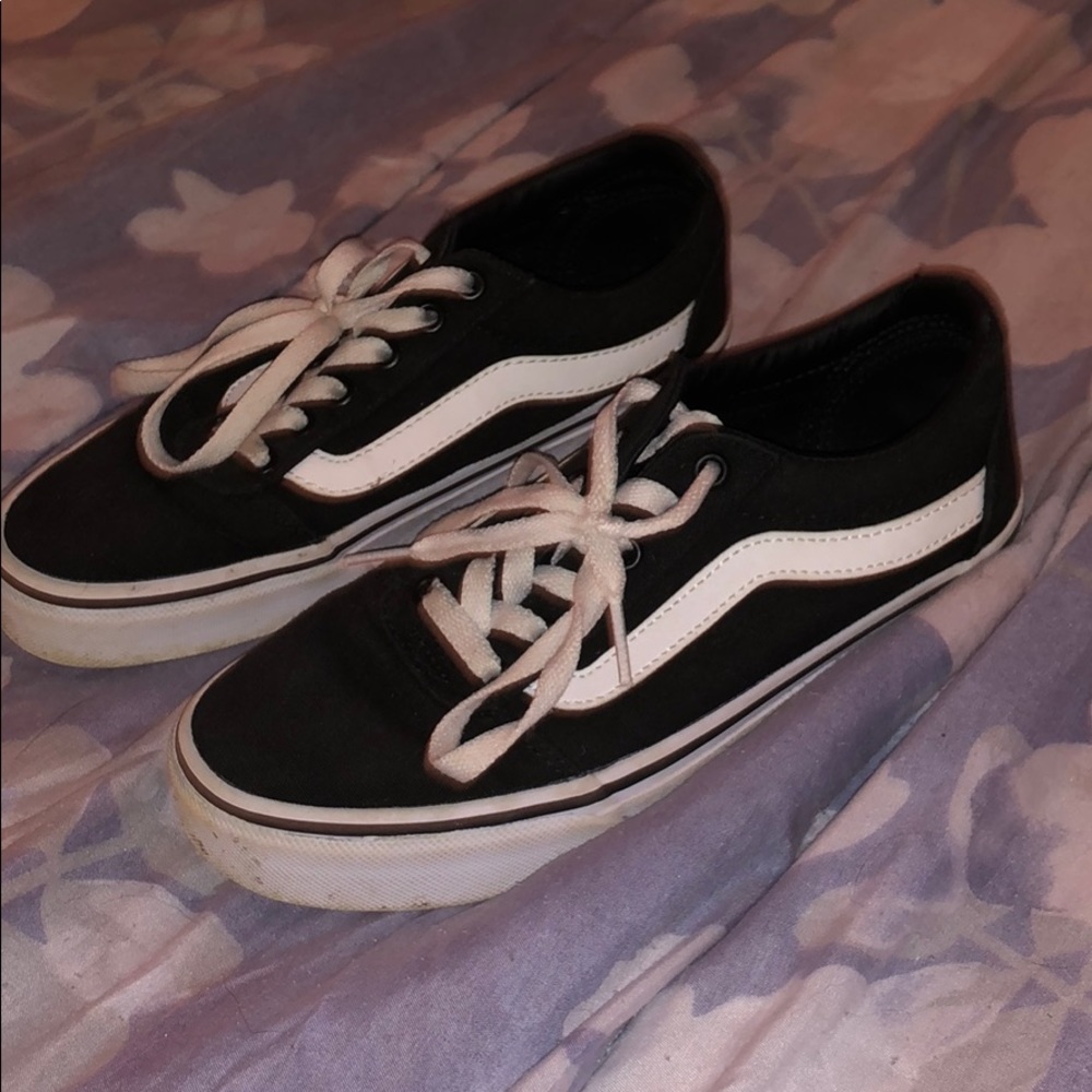 black old skool vans